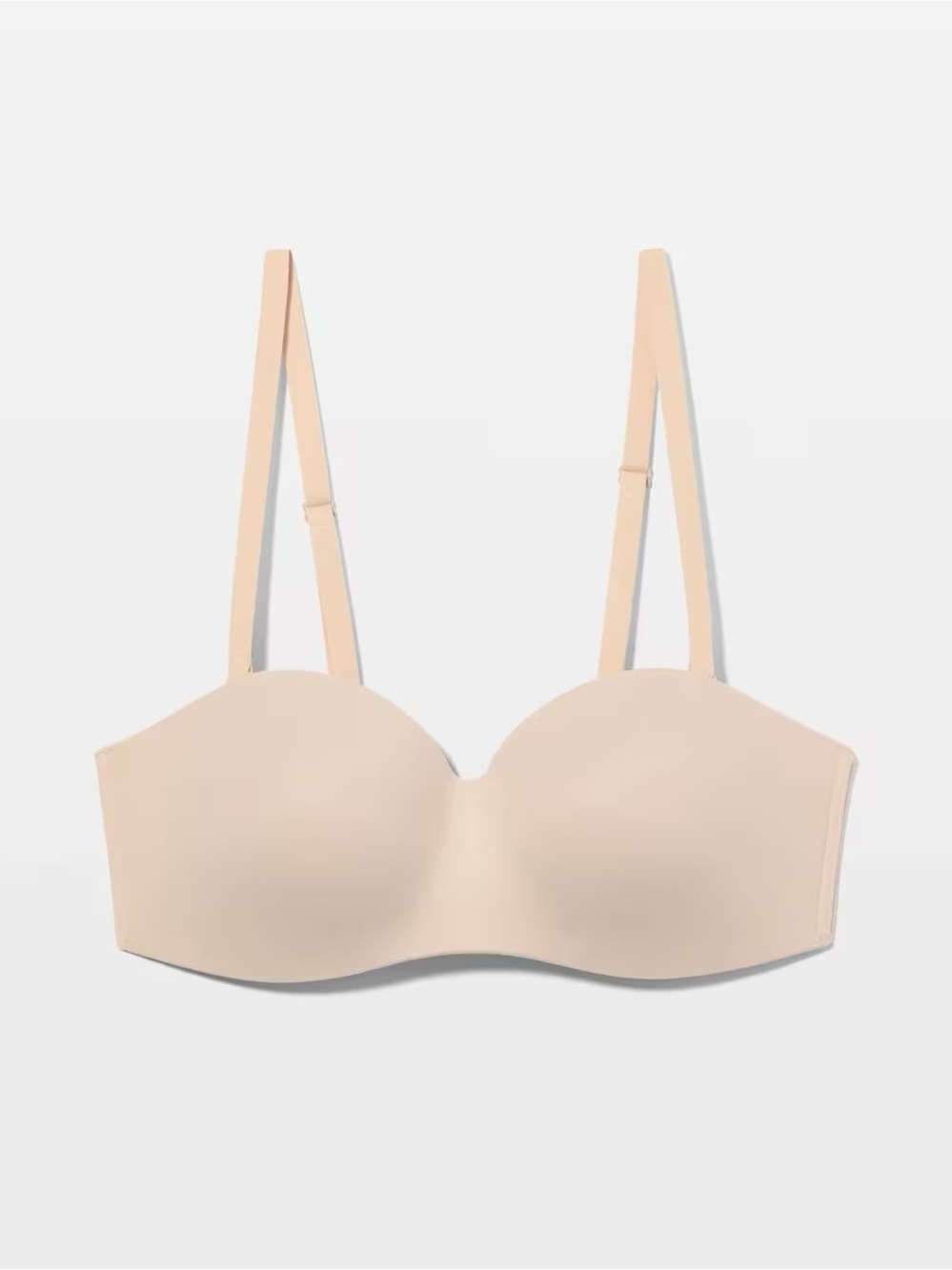 Soma Beige Convertible Strapless Bra with Removable Straps